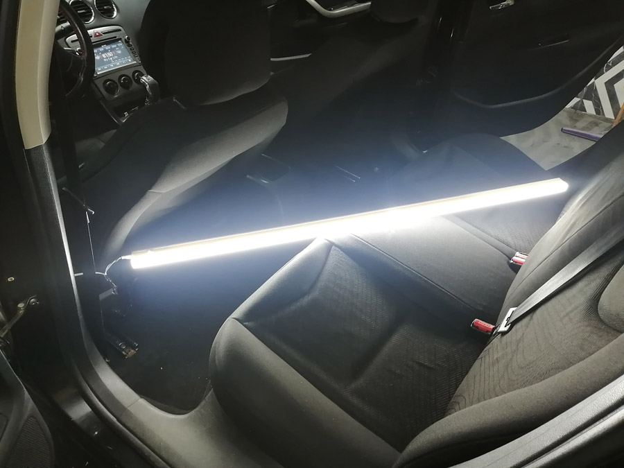 Peugeot oto koltuk yıkama örneği