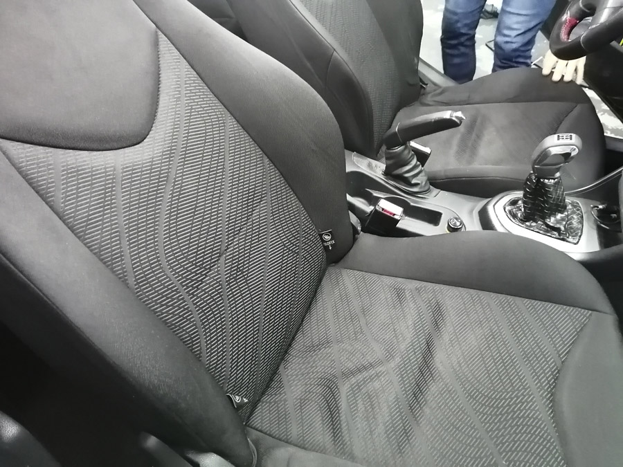 Peugeot oto koltuk yıkama örneği